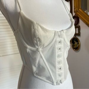 Whitefox Mesh Corset Top